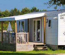 location mobile home finistere nord au camping Ar Kleguer