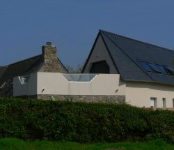 Vue extérieure du gite Ty Nevez 8 pers. dans le Nord Finistère