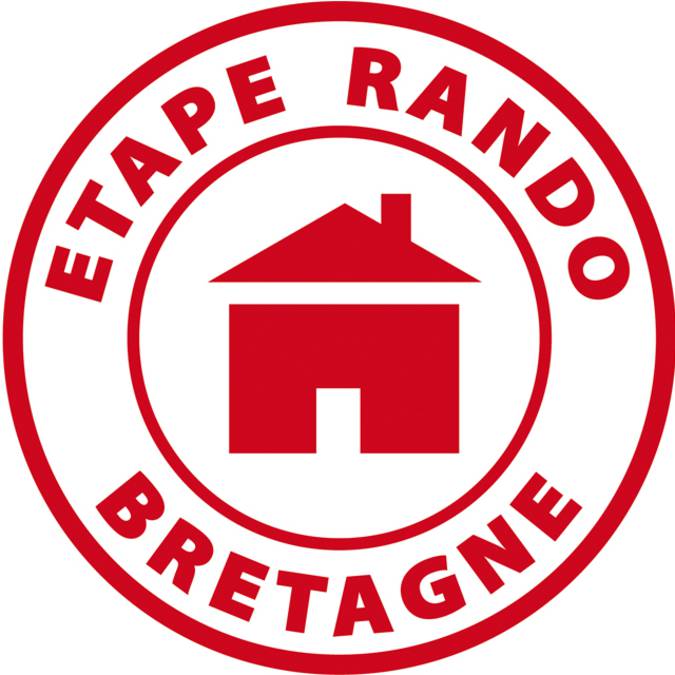 Label logo etape rando camping Ar Kleguer (GR34 Vélodyssée)