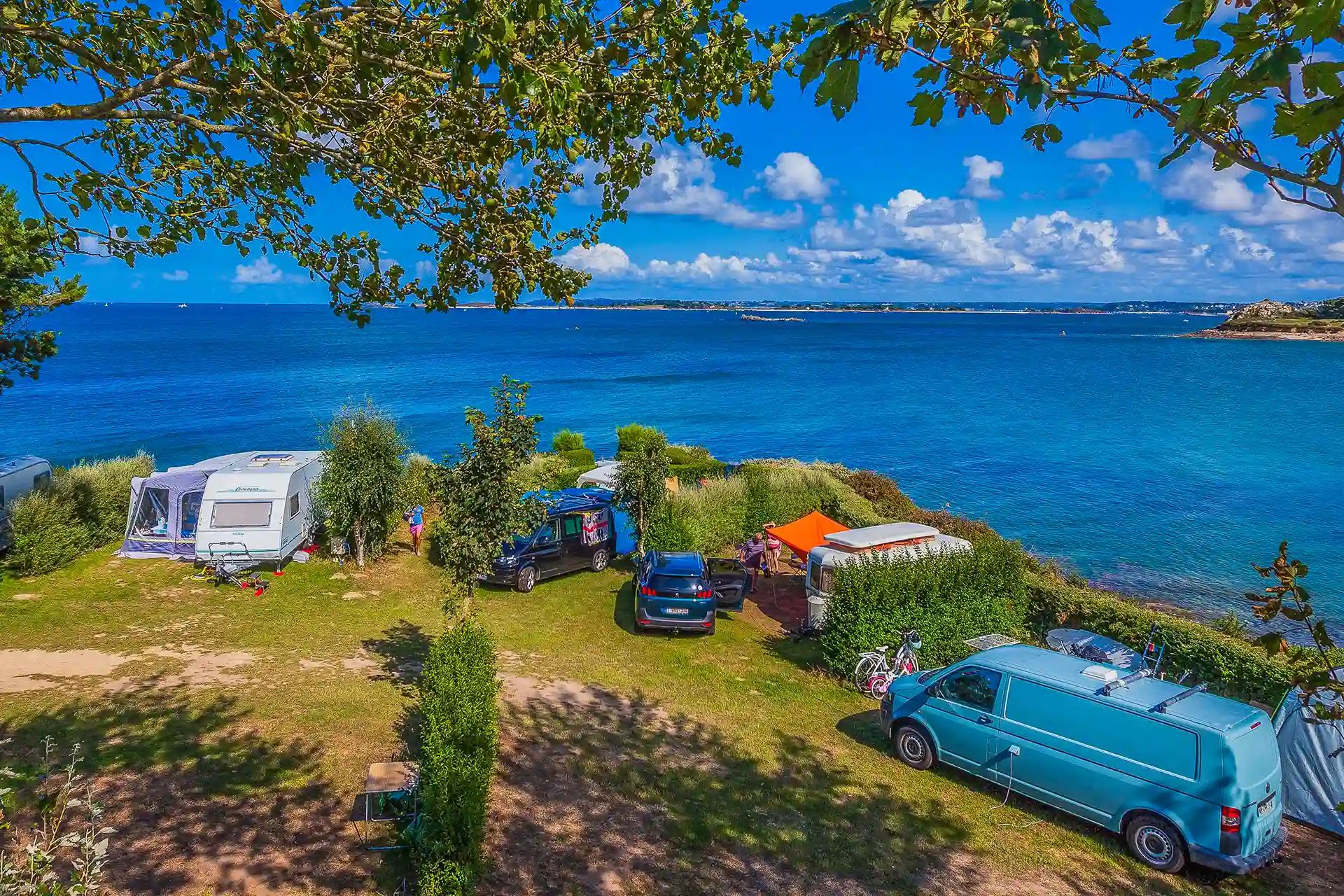 Campingplatz in der Nähe des Gr34