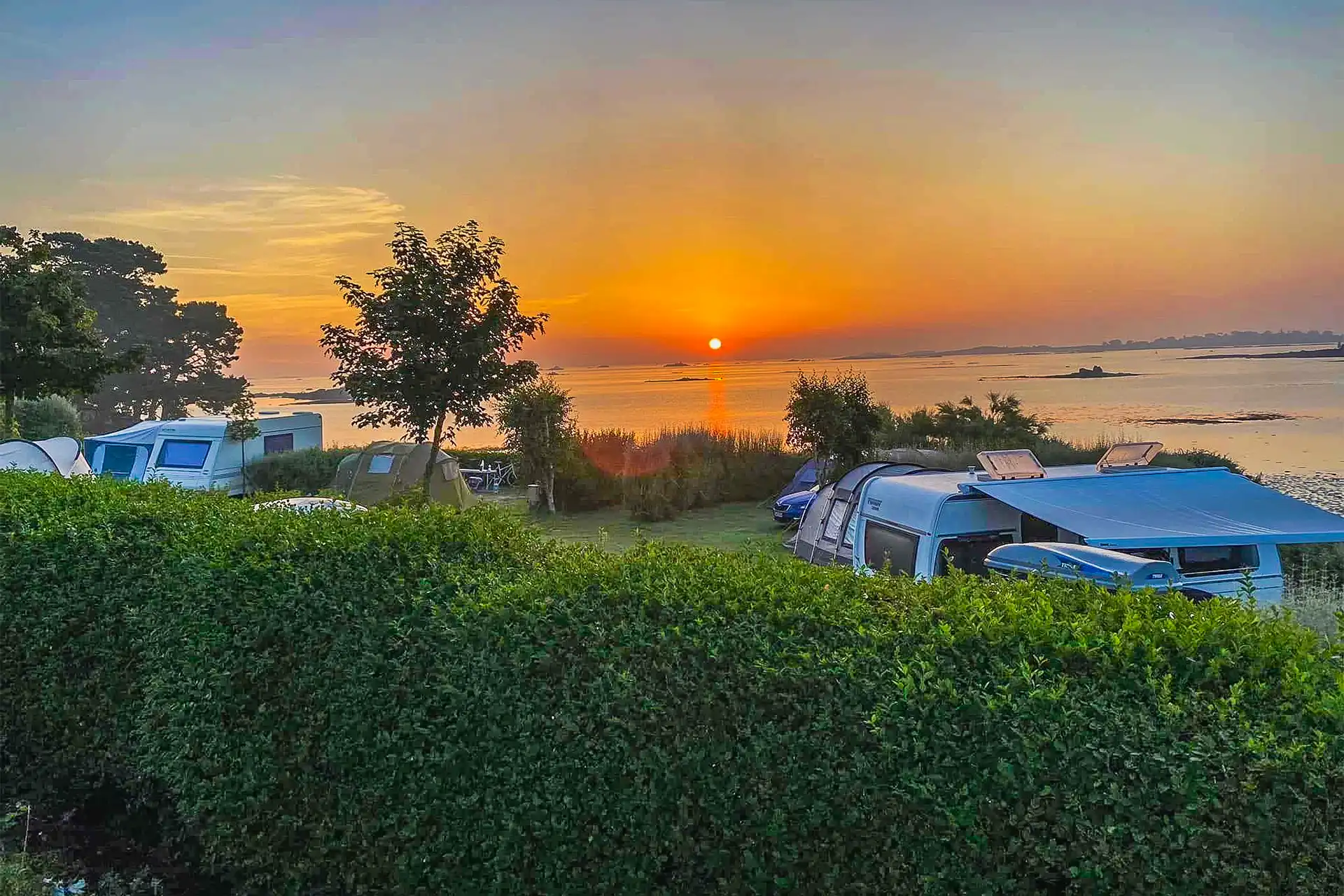 campsite near l'ile de batz